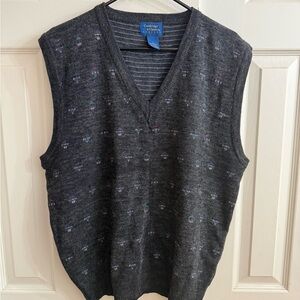 Gray Men's Sweater Vest